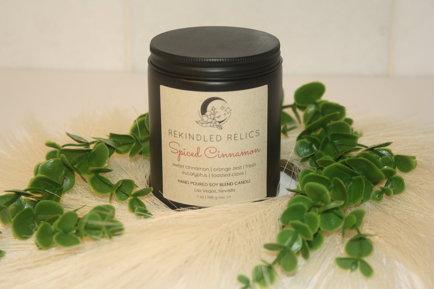 Spiced Cinnamon | 7 oz Signature Relic Glass Tumbler | Matte Black