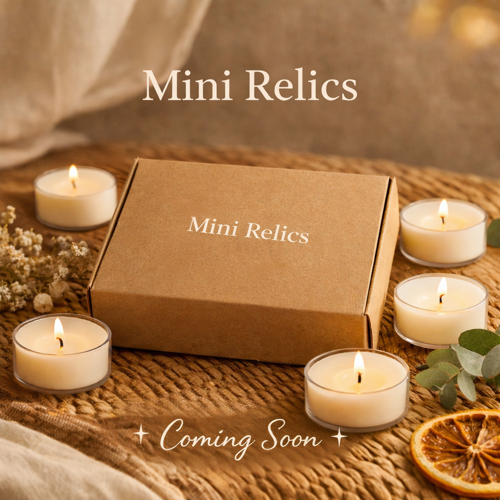 Coming Soon! Scent Sample Mini Relics