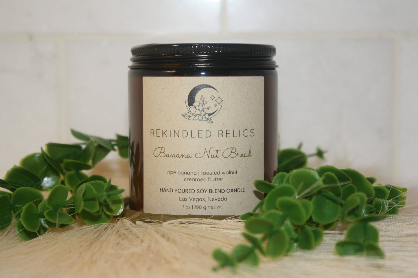 Banana Nut Bread | 7 oz Signature Relic Glass Tumbler – Amber Glass